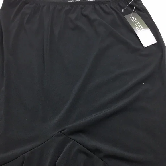 Notations Black Ruffle Hem Skirt - Picture 12 of 16